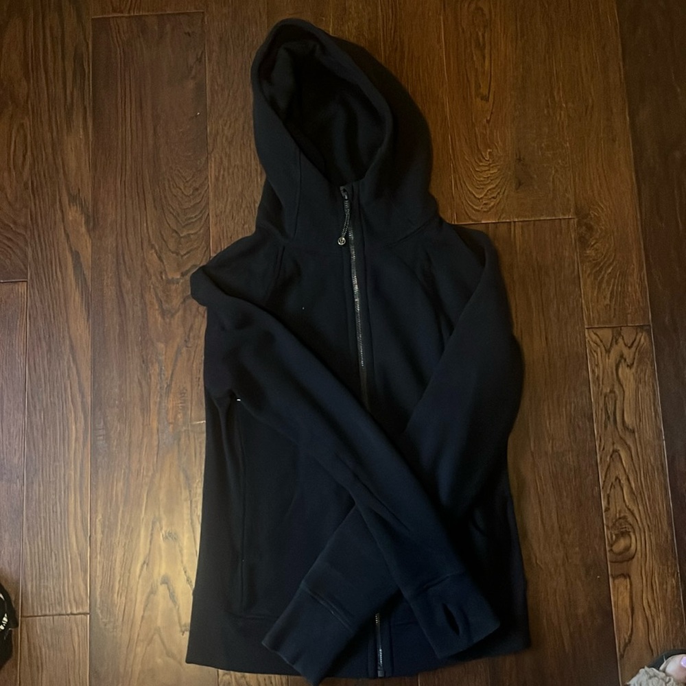 Lululemon black scuba zip up sweatshirt